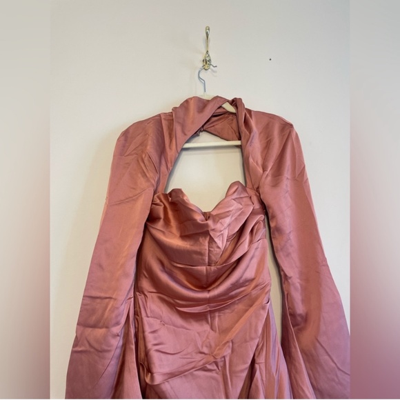 House of Cb Toira Rose Draped Corset Dress - Picture 8 of 11